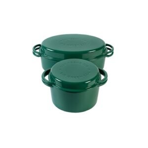 Olla de hierro fundido verde, Ovalada 5,2L