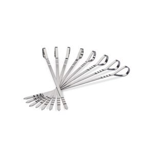 Multi juego de brochetas de Acero inoxidable (8 unidades)
