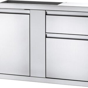Combinación de puerta empotrada y cajones dobles grande (115x71 cm)