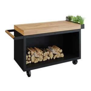 OFYR Mise en Place Mesa Negro 135 PRO Madera de Teca