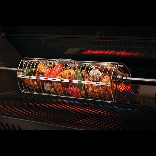Cesta acero inoxidable multifuncional para asador - Imagen 3