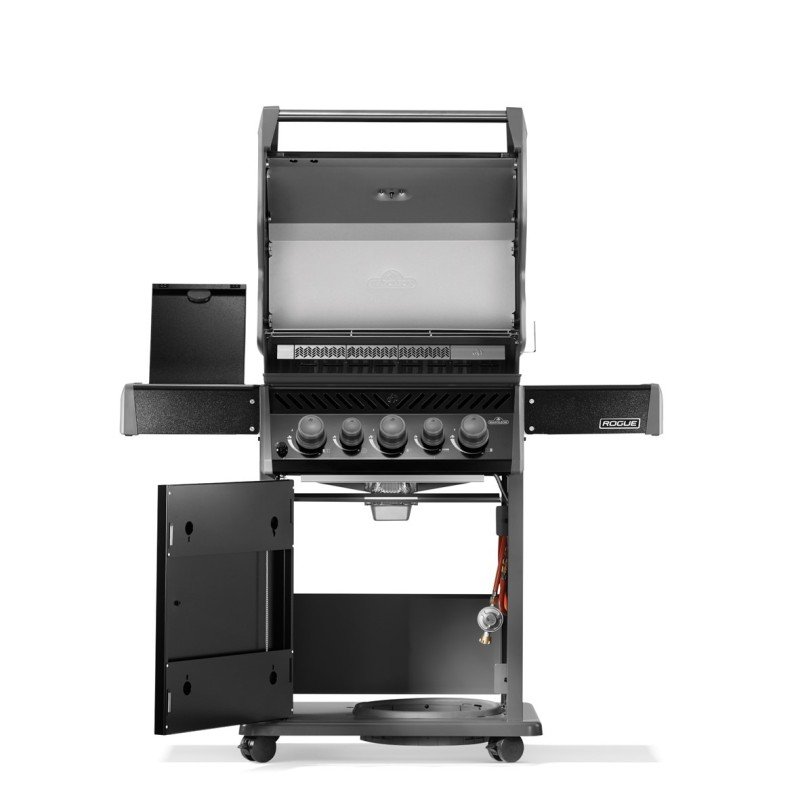 Rogue 425, con quemador lateral y trasero, negra, incl. asador - Imagen 2