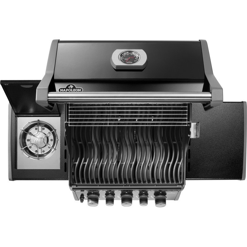 Rogue 425, con quemador lateral y trasero, negra, incl. asador - Imagen 4