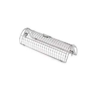 Cesta acero inoxidable multifuncional para asador