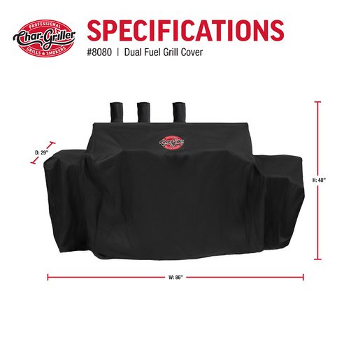 Grill Cover - Double Play Gas & Charcoal Grill - Imagen 2