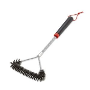 Cepillo en T con cerdas de acero inoxidable, 46 cm