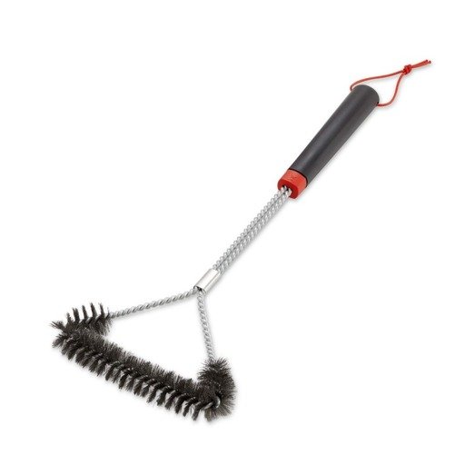 Cepillo en T con cerdas de acero inoxidable, 46 cm