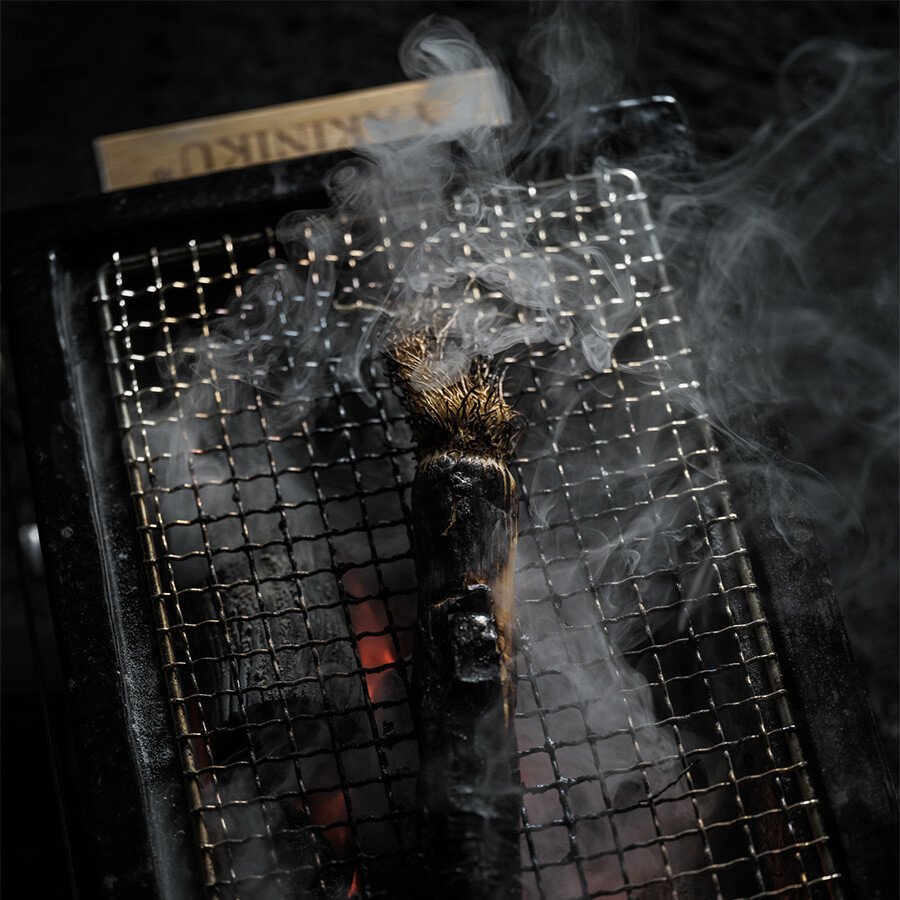 YAKINIKU Rejilla rectangular de acero inoxidable Shichirin. - Imagen 3