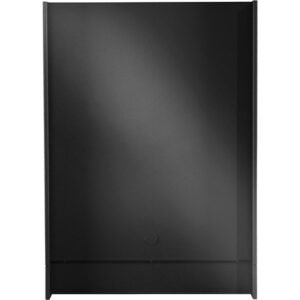 Panel de unión para frigorífico de 2 puertas, negro mate