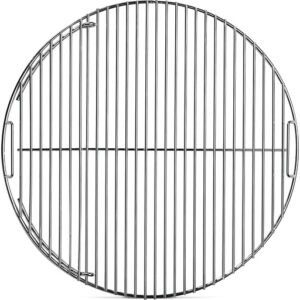 Parrilla de acero inoxidable con solapa para barbacoas de Ø 57 cm